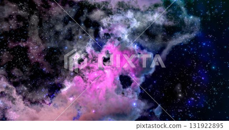 3d rendering. Space wallpaper and background. Universe with stars, constellations, galaxies, nebulae and gas and dust clouds 3d rendering. Space wallpaper and background. Universe with stars, constellations, galaxies, nebulae and gas and dust clouds 131922895
