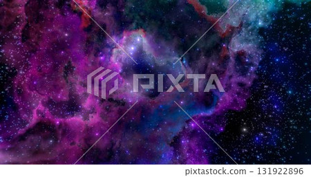 3d rendering. Space wallpaper and background. Universe with stars, constellations, galaxies, nebulae and gas and dust clouds 3d rendering. Space wallpaper and background. Universe with stars, constellations, galaxies, nebulae and gas and dust clouds 131922896
