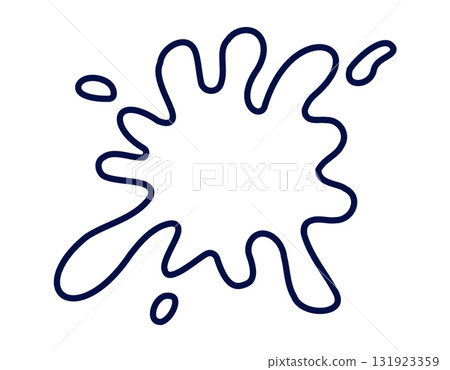 Abstract liquid splash shape for creative design concepts Abstract liquid splash shape for creative design concepts 131923359