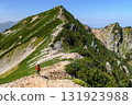 Spectacular mountain views from Mount Karamatsu in the Northern Alps in early autumn Spectacular mountain views from Mount Karamatsu in the Northern Alps in early autumn 131923988