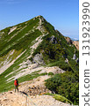 Spectacular mountain views from Mount Karamatsu in the Northern Alps in early autumn Spectacular mountain views from Mount Karamatsu in the Northern Alps in early autumn 131923990