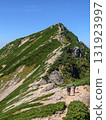 Spectacular mountain views from Mount Karamatsu in the Northern Alps in early autumn Spectacular mountain views from Mount Karamatsu in the Northern Alps in early autumn 131923997