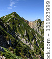 Spectacular mountain views from Mount Karamatsu in the Northern Alps in early autumn 131923999