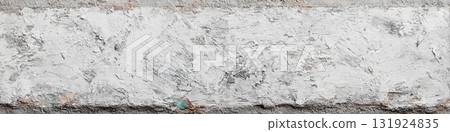 Distressed White Plaster with Unique Weathered Surfaces Perfect for Creative Photography Backdrops 131924835
