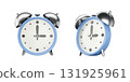 3D vector alarm clock 131925961