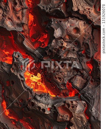 抽象背景與旋轉的紅色火焰 131926078