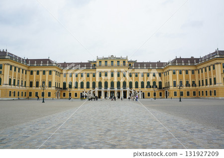 The facade of Schönbrunn Palace, one of Austria's World Heritage Sites 131927209