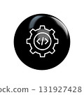 gear icon on white background 131927428