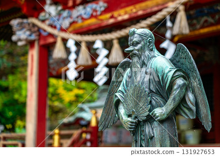 [Tokyo] The Tengu at the main shrine of Takao-san Yakuo-in Temple has an impressive, dignified expression 131927653