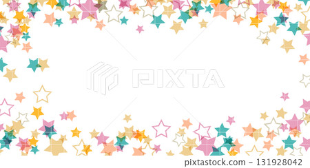 星形彩色框架圖案背景 星形彩色框架圖案背景 131928042