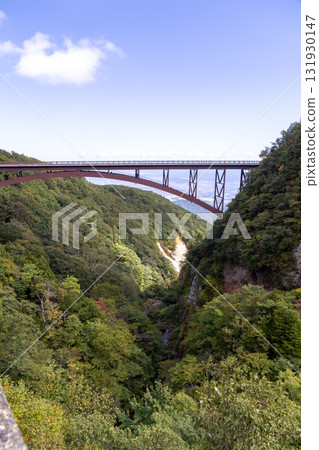 Fukushima: Fudosawa Bridge and Tsubakuro Valley, one of the 100 Azuma Views Fukushima: Fudosawa Bridge and Tsubakuro Valley, one of the 100 Azuma Views 131930147