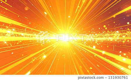 Ascension of wealth: Golden light leads to the vibration of abundance 131930761