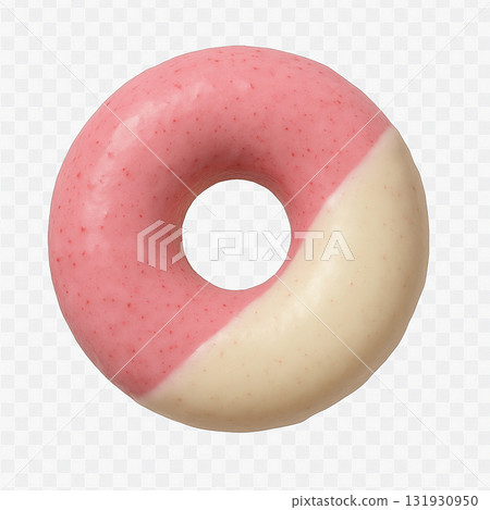 Image of strawberry chocolate donut 131930950