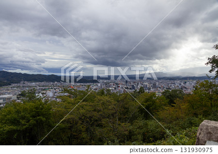View from the second observation deck of Mt. Shinobu in Fukushima 131930975