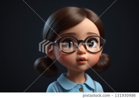 戴眼镜的可爱学霸 131930986