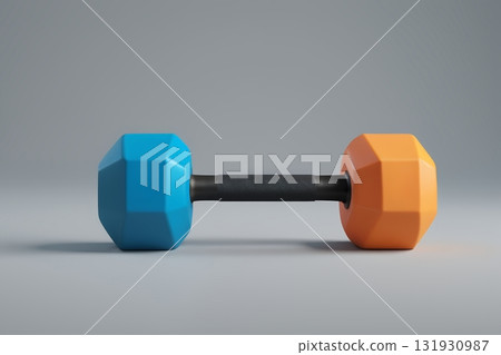彩色哑铃 131930987