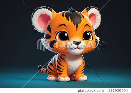 卡通小老虎 卡通小老虎 131930994