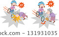 Bicycles <Collisions and near misses between bicycles (children) and pedestrians (elderly people)> 131931035