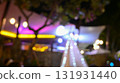bokeh of restaurant neon light, blur nightclub background in the night 131931440