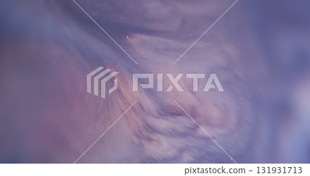 Blur marble splash. Acrylic ink. Defocused pink purple red color sparkling liquid wet texture spilling on abstract art background. 131931713