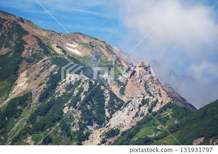 Tengu's Head Rock [Northern Alps] From Happoone, Hakuba Village, Nagano Prefecture, September 131931797
