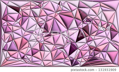 Abstract background of shiny metallic pink triangles Abstract background of shiny metallic pink triangles 131931909