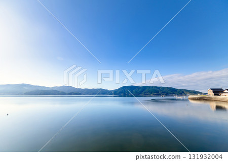 宮城縣萬石浦的早晨 宮城縣萬石浦的早晨 131932004