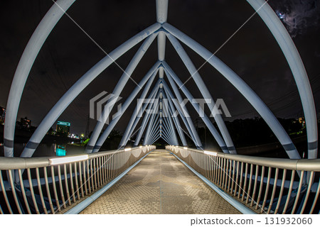 潮風之丘綠地 潮風橋夜景 潮風之丘綠地 潮風橋夜景 131932060