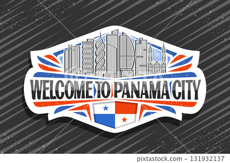 Vector logo for Panama City Vector logo for Panama City 131932137