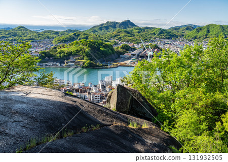 廣島縣尾道市蓬蓬岩景觀 廣島縣尾道市蓬蓬岩景觀 131932505
