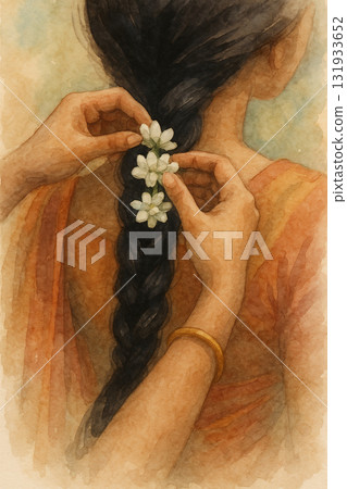 茉莉入髮的瞬間 131933652