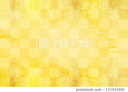 Gold Japanese pattern New Year's card background 131933891