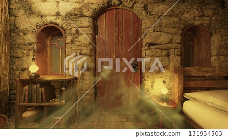 Stone wall room 131934503