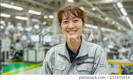 Female factory worker 4 Female factory worker 4 131935034