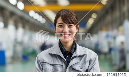 Female factory worker 5 Female factory worker 5 131935035