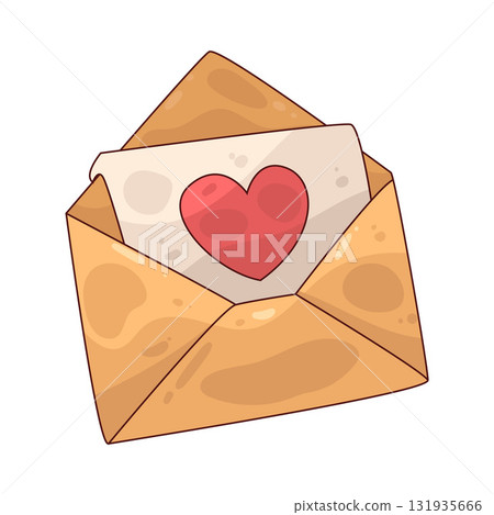 illustration of Love Letter 131935666