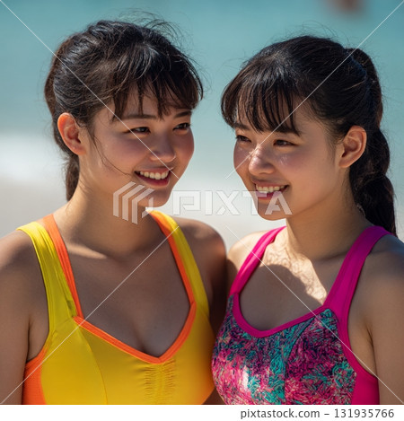 Two women in swimsuits 7 131935766