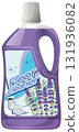 Lavender Scented Floor Cleaner Bottle Vector Illustration 131936082