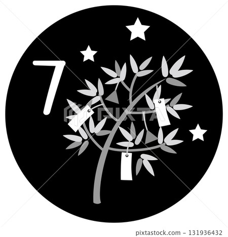 Tanabata icon illustration 131936432