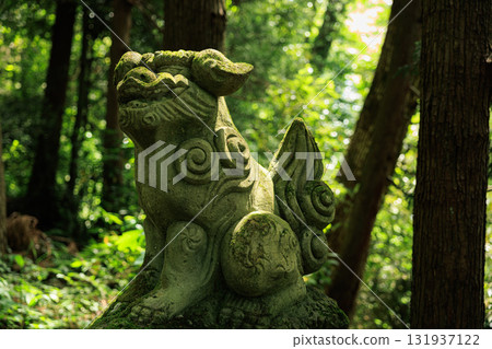 [石川縣]白山手取川地質公園“白山姬神社的駒犬” 131937122