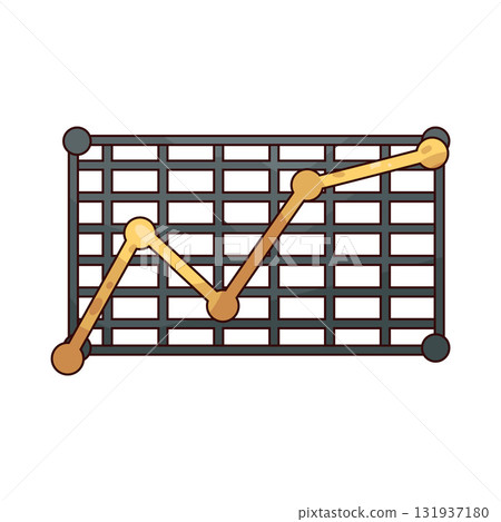 illustration of Line Chart illustration of Line Chart 131937180