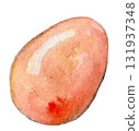 Watercolor painted eggs 131937348
