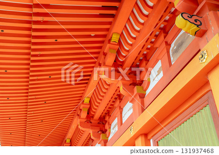 Eaves of traditional Japanese architecture Eaves of traditional Japanese architecture 131937468