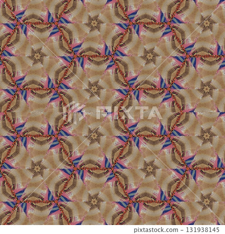 Turkish embroidery and batik art work for screen printing carpet, rug, fabric, tiles and flooring. Pattern design for the home decor, wrapping paper, curtains, wall covering etc 131938145