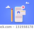 People Characters Giving Feedback. Vector customer review concepts. Reviews stars with good and bad rate and text. 3D Web Vector Illustrations. People Characters Giving Feedback. Vector customer review concepts. Reviews stars with good and bad rate and text. 3D Web Vector Illustrations. 131938178