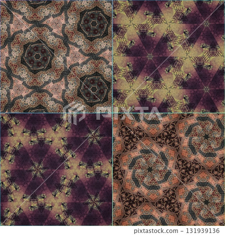 Traditional design with phulkari kalamkari motifs from Pakistan and Indian culture. Geometric ethnic floral pattern for carpet dupatta batik embroidery. Panjabi Digital print as boho Aztec texture art Traditional design with phulkari kalamkari motifs from Pakistan and Indian culture. Geometric ethnic floral pattern for carpet dupatta batik embroidery. Panjabi Digital print as boho Aztec texture art 131939136
