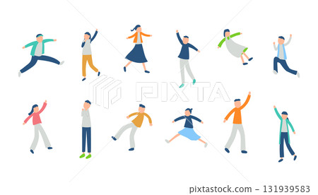 可以用於積分的人物插圖 131939583