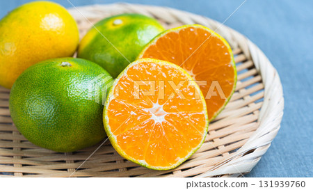 Very early birth mandarin orange 131939760