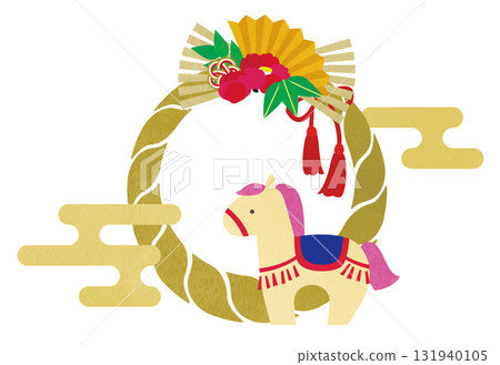馬年賀年卡素材35 馬年賀年卡素材35 131940105