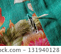 Torn fabric. Frayed cloth background for sample, presentation, safety issue, excessive acid wash warning etc 131940128